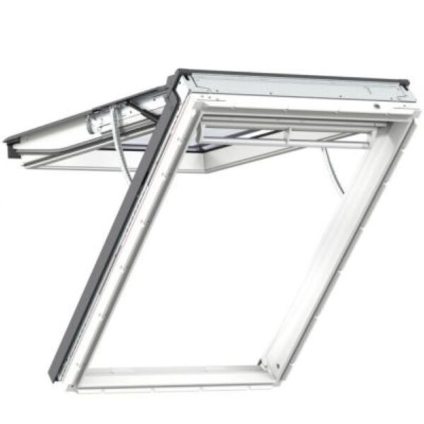 VELUX Electric Top-Hung Double Glazing White Polyurethane 66x118cm GPU MK06 007021U