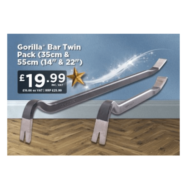 Roughneck Gorilla Bar Twin Pack (35cm & 55cmm (14″ & 22″)