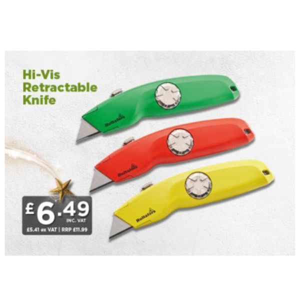 Hultafors Hi-Vis Retractable Knife