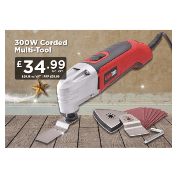 Olympia 300W Corded Multi-Tool