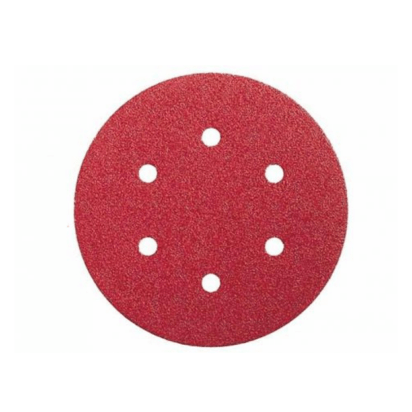 Random Orbital Sanding, Expert for Metal – 150 mm, G60, G120, G240, 8 Holes, 6 Pack