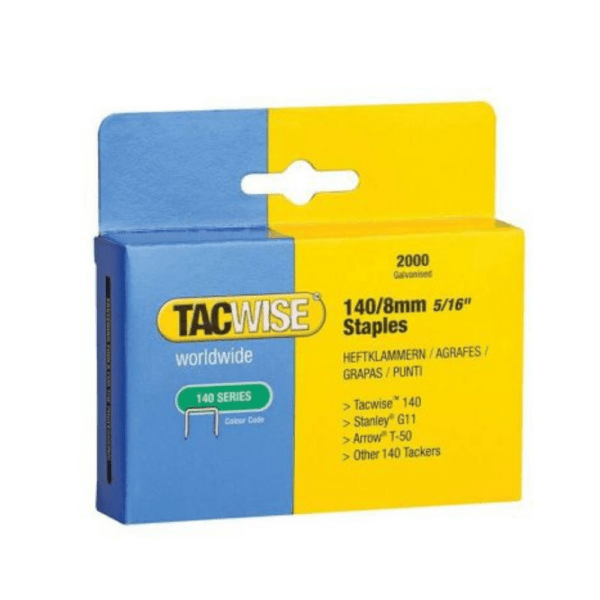 Tacwise140 Series – Galvanised 140-8mm – 2000