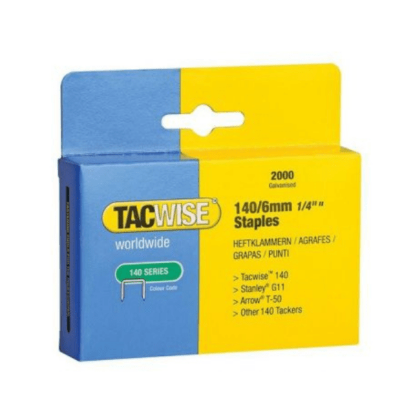 Tacwise 140 Series – Galvanised 140-6mm – 2000