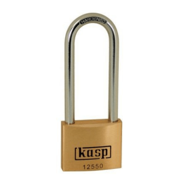 Premium Brass Padlock – 50x80mm – Long Shackle