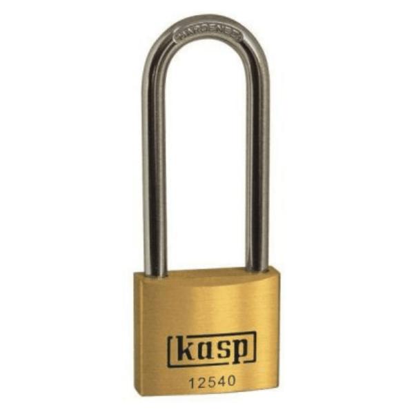 Premium Brass Padlock – 40x63mm – Long Shackle