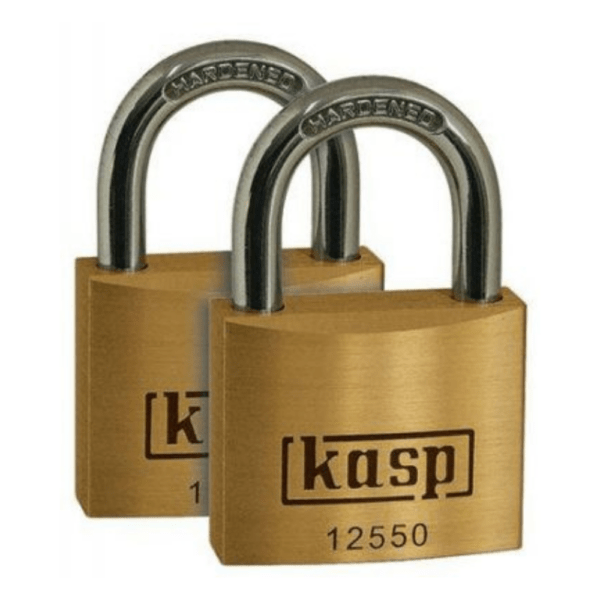 Premium Brass Padlock – 50mm – Twin K12550D2