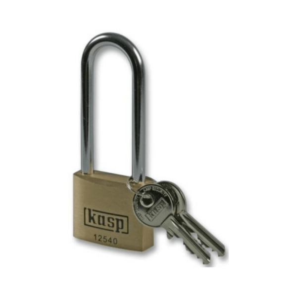 Premium Brass Padlock – 40x63mm – Long Shackle