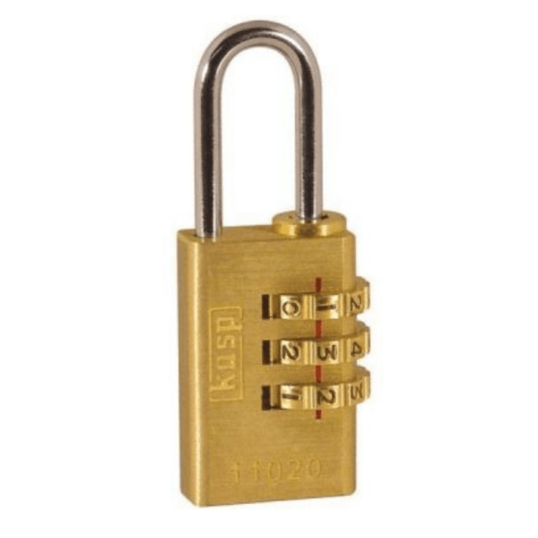 Brass Combination Padlock – 20mm