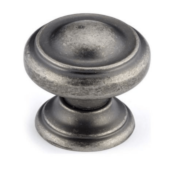 30mm Fleur De Lis Knob – Antique Silver