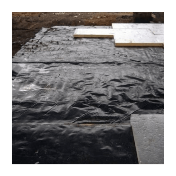 Visqueen Damp Proof Membrane Black Pifa 500mu 4mx12.5m