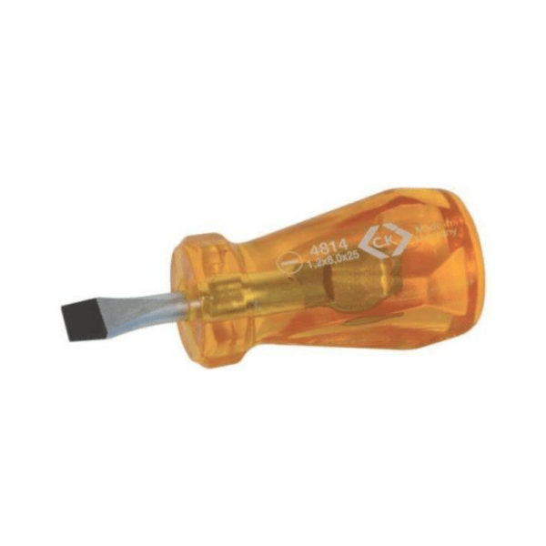 C.K HD Classic Stubby Screwdriver Slotted 6.5x25mm