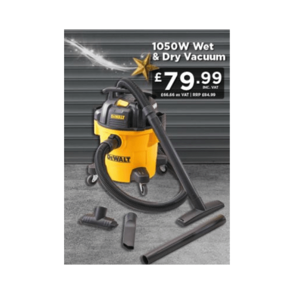 Dewalt 1050W Wet & Dry Vacuum