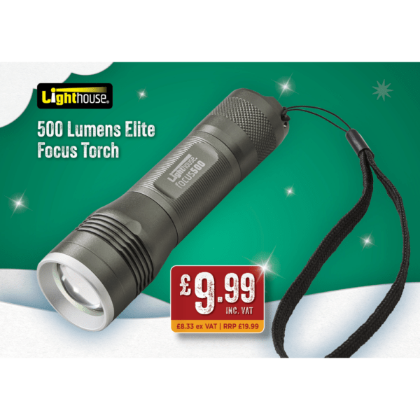 Lighthouse 500 Lumens Elite Focus Torch