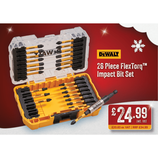 Dewalt 26 Piece FlexTorq™ Impact Bit Set