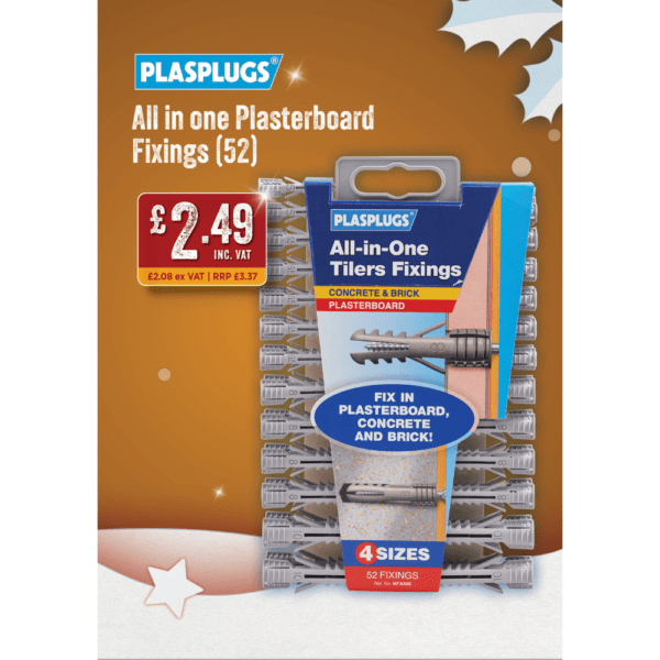 Plasplugs All in one Plasterboard Fixings (52)