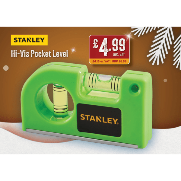 Stanley Hi-Vis Pocket Level