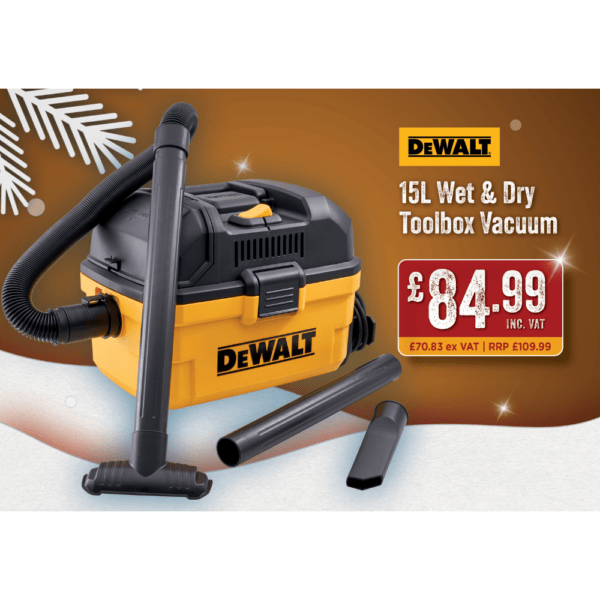 Dewalt 15L Wet & Dry Toolbox Vacuum